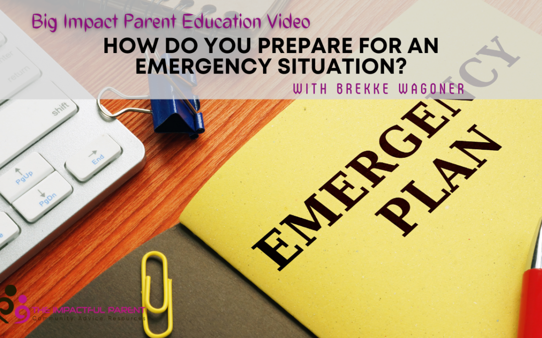 How Do You Prepare For An Emergency Situation