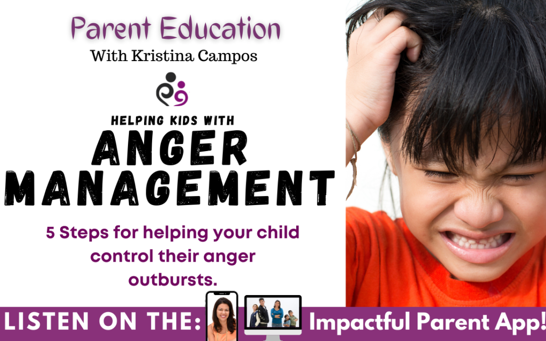 Helping Kids With Anger Management