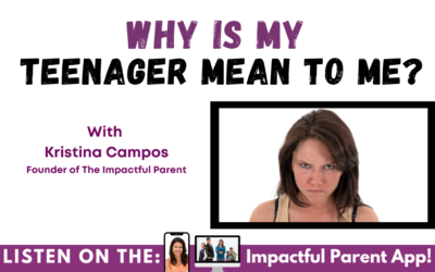 Why Is My Teenager Mean To Me?